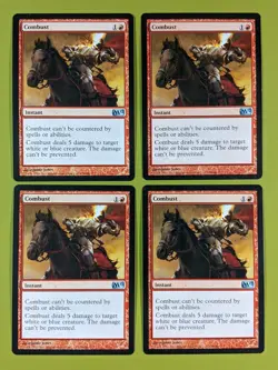 Combust x4 Magic 2012 M12 4x Playset Magic the Gathering MTG - Image 1