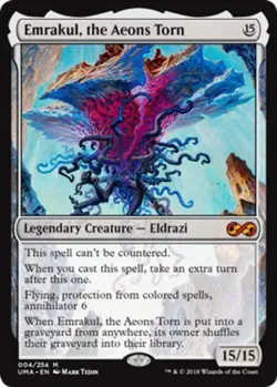 1x Emrakul, the Aeons Torn Light Play, English Ultimate Masters MTG Magic - Image 1