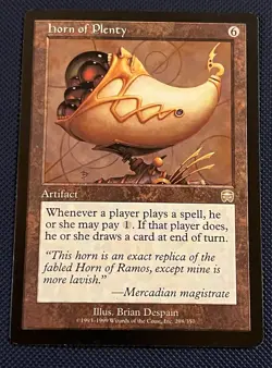 horn of Plenty - MTG Mercadian Masques - #298/350 - Near Mint/Light Play - Image 1