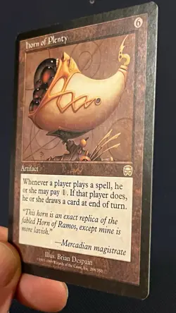 horn of Plenty - MTG Mercadian Masques - #298/350 - Near Mint/Light Play - Image 3