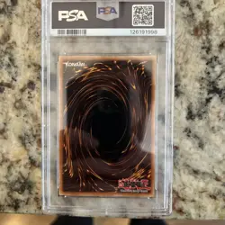 YUGIOH HINO-KAGU-TSUCHI 1st Edition Ultra Rare Holo LOD-070 PSA 9 MINT - Image 3