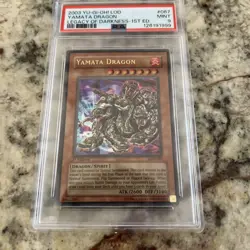YUGIOH! Yamata Dragon LOD-067 Ultra Rare 1st Edition PSA 9 MINT New Cert - Image 2