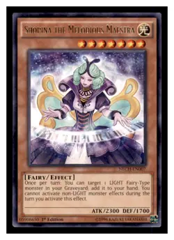 Yugioh Shopina the Melodious Maestra NECH-EN007 Rare The New Challengers LP - Image 1