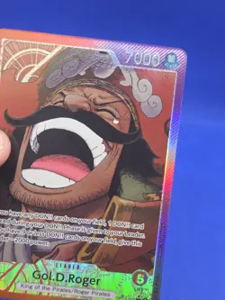 One Piece Carrying On His Will Gol.D.Roger OP13-003 Alternate Alt Art Leader NM - Image 4