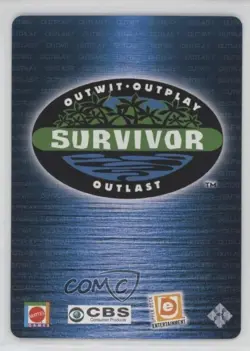 2001 Mattel/Upper Deck Entertainment Survivor Trading Card Game Richard Hatch - Image 2