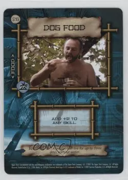 2001 Survivor Trading Card Game Richard Hatch Dog Food #26 - Image 1