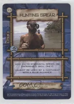 2001 Survivor Trading Card Game Richard Hatch Hunting Spear #29 - Image 1