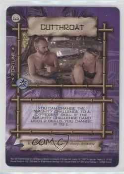2001 Survivor Trading Card Game Richard Hatch Cutthroat #55 - Image 1