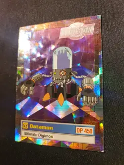 Digimon Upper Deck Animated Series 2 Datamon 15 of 32 Prism Holo Foil Card - Image 3