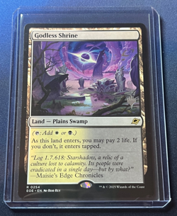 MTG Godless Shrine Edge of Eternities 0254 Magic the Gathering Card Shock Land - Image 1