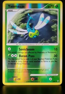 Pokemon TCG 2009 Shiny Yanma SH9 Reverse Holo RARE Card Supreme Victors NM-MINT - Image 1