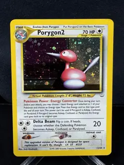 Pokemon Porygon2 Holo 12/64 Neo Revelation WOTC Vintage Card LP - Image 1