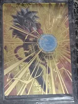 Goku And Vegeta Bandai wafer Card 4-20 &4-21 SR Itajaga Vol.4 Japanese - Image 2