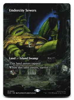 Undercity Sewers (Borderless) #20 Teenage Mutant Ninja Turtles Normal - Image 1