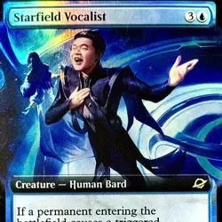 Starfield Vocalist (Extended Art) - FOIL - MTG - EOE - 0328 - RARE ~ NM - Image 1