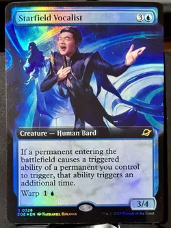 Starfield Vocalist (Extended Art) - FOIL - MTG - EOE - 0328 - RARE ~ NM - Image 3