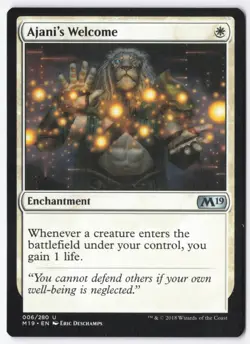 Ajani's Welcome Normal U Core Set 2019 6 NM - Image 1