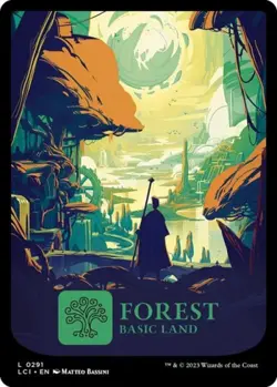 ~ Forest (0291) ~ NM Foil ~ The Lost Caverns of Ixalan ~ MTG ~ - Image 1