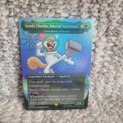 Spongebob Squarepants x Secret Lair Drop #1930 Sandy Cheeks - Rainbow Foil - Image 1