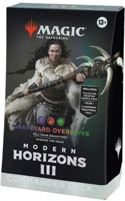 Modern Horizons 3 COMMANDER DECK GRAVEYARD OVERDRIVE MAGIC THE GATHERING Sealed - Image 1