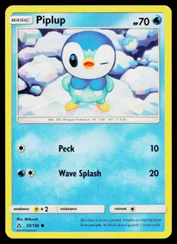 Piplup 32/156 Common Ultra Prism Pokemon Lightly Played - Image 1