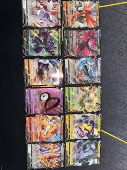 Pokemon TCG Bulk Lot of 12 Pokemon V Full Art Cards - Image 1