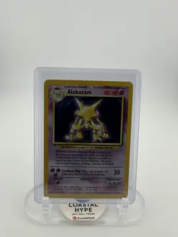 Pokemon Alakazam Base Set 1/102 Holo Rare 1999 80 HP Ken Sugimori - Image 1