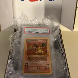 1999 Pokemon Charizard Hob Shadowless 4/102 PSA 4 - Image 1