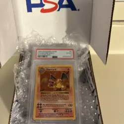 1999 Pokemon Charizard Hob Shadowless 4/102 PSA 4 - Image 4
