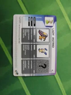 Pokemon Battle E-Reader Card 2003 Sapphire Lady Astrid - Image 1