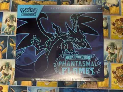 Phantasmal Flames Elite Trainer Box Pokemon TCG Sealed ETB - Image 1