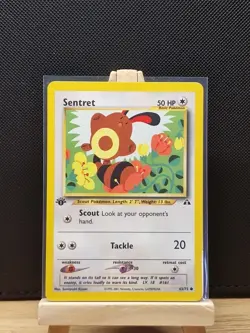 Pokemon TCG 2001 Neo Discovery 1st Edition Sentret 63/75 - Near Mint - Image 1