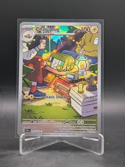 Charjabug 169/162 Pokemon TCG S&V Temporal Forces Illustration Rare English - Image 1