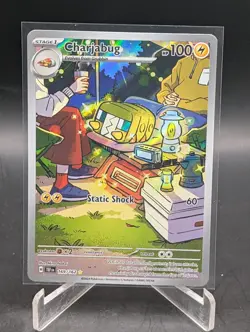 Charjabug 169/162 Pokemon TCG S&V Temporal Forces Illustration Rare English - Image 2