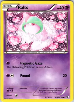 Ralts RC8/RC25 Legendary Treasures: Radiant Collection Pokemon TCG MP Holo - Image 1
