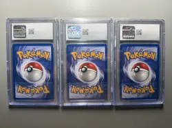 Pokemon Moltres, Zapdos, Articuno Aoki Error WOTC Promos CGC 10 PRISTINE SET - Image 2