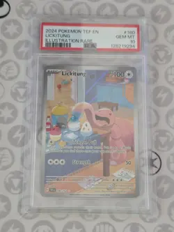 Pokemon Lickitung TCG Scarlet & Violet Temporal Forces 180/162 PSA 10 Gem MT - Image 1