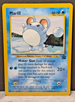 Marill #29 Pokemon WOTC Black Star Promo 2001 NM CLEAN Vintage - Image 1