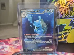 Pokemon TCG Blastoise EX 200/165 Scarlet & Violet 151 English Near Mint NM - Image 1