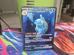 Pokemon TCG Blastoise EX 200/165 Scarlet & Violet 151 English Near Mint NM - Image 2