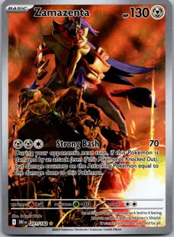 Zamazenta 201/182 - SV10: Destined Rivals Illustration Rare Pokemon TCG NM - Image 1