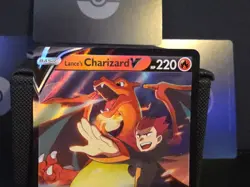 Pokemon TCG Lance's Charizard V SWSH133 Celebrations 25th Black Star Promo - Image 2