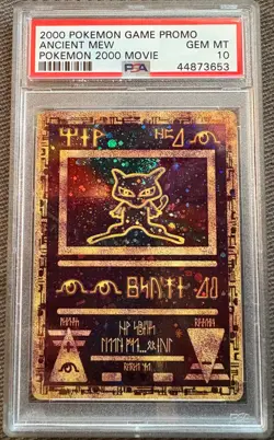 PSA 10 Ancient Mew **2 SWIRLS** 2000 Movie Pokemon Game Promo - Image 1