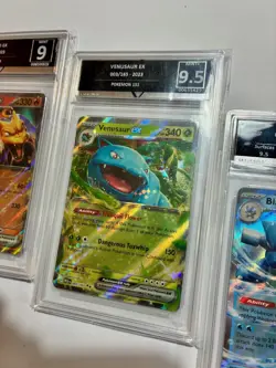 Pokemon 151 Charizard Venusaur Blastoise Graded Slabs 9.5 - EX - English - Image 4