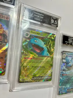 Pokemon 151 Charizard Venusaur Blastoise Graded Slabs 9.5 - EX - English - Image 5