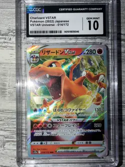 Pokemon TCG Charizard VSTAR 014/172 Vstar Universe (Japanese) CGC GEM MINT 10 - Image 1