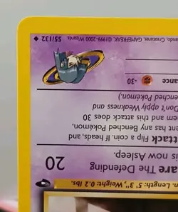 Sabrina's Haunter 55/132 Gym Challenge Regular Pokemon Vintage NEAR MINT - Image 4