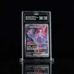 2025 Pokemon Destined Rivals Team Rocket's Mewtwo EX SIR 231 TAG 10 - Image 1