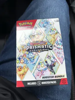 Pokemon Prismatic Evolutions Booster Box - 6 Packs, Flareon, Eevee, Umbreon - Image 1