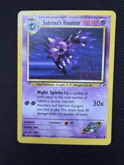 Pokemon TCG Sabrina's Haunter Gym Heroes 58/132 - Image 1